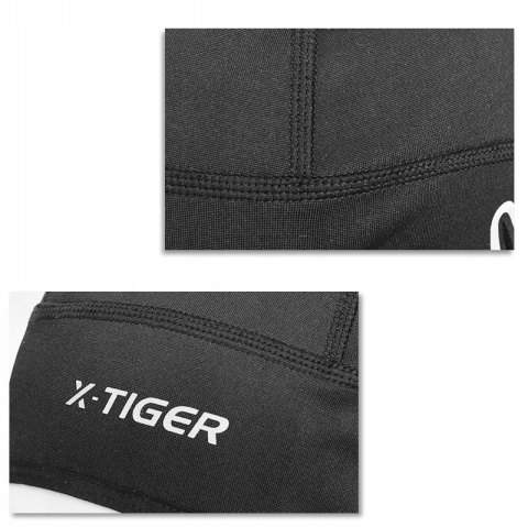 CZAPKA ROWEROWA ZIMOWA X-TIGER CIEPŁA TERMOAKTYWNA WINDSTOPER POD KASK PRO